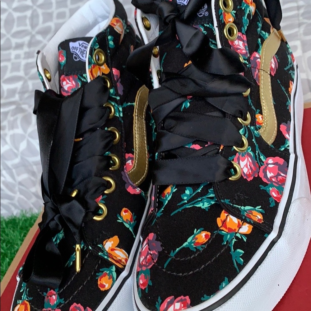 VANS SK8-Hi PLATFORM 2 Oversized Lace Floral/Tr M - Picture 10 of 16